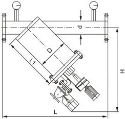 全自動(dòng)清洗Y型過(guò)濾器結(jié)構(gòu)圖